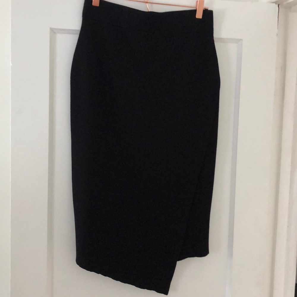 A.L.C. Black skirt knit midi